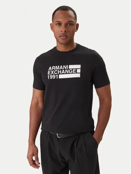 Tričko Armani Exchange černé