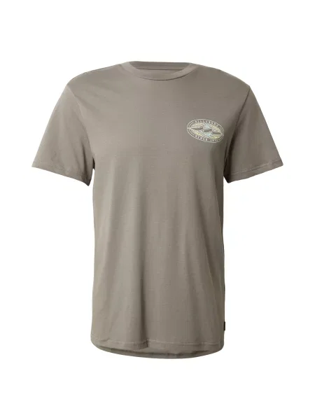 BILLABONG Tricou Diamond Vision albastru aqua / galben citron / gri taupe alb