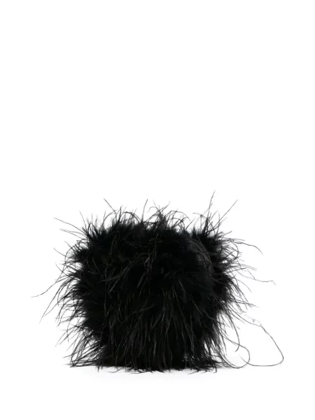 Чанта тип портмоне Alexander Wang със сърца черно