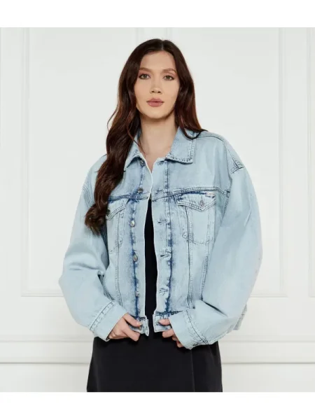 Calvin Klein Jeans farmerdzseki női átmeneti kék