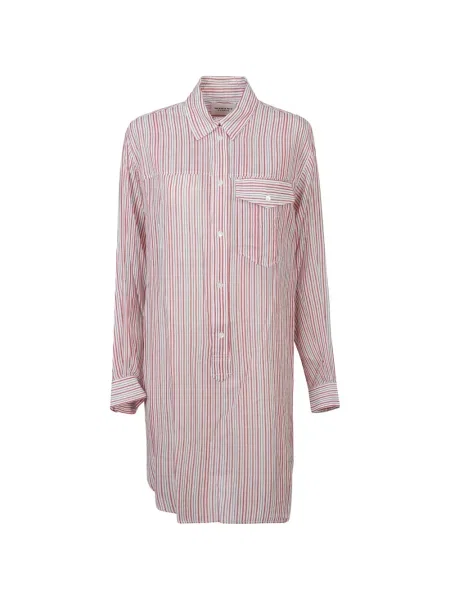 Rochie Marant Etoile cu dungi de costum alb