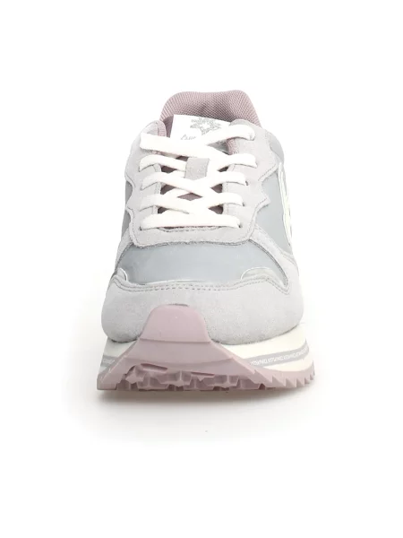 Sneakersy W6yz z cekinami zamszowe szare