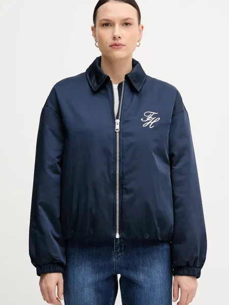 Bomber jakna Tommy Hilfiger mornarsko modra