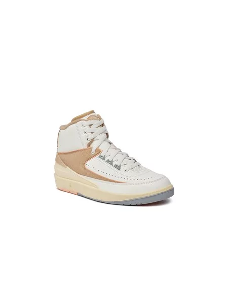 Sneakersy Nike Air Jordan 2 Retro Krémová bílé