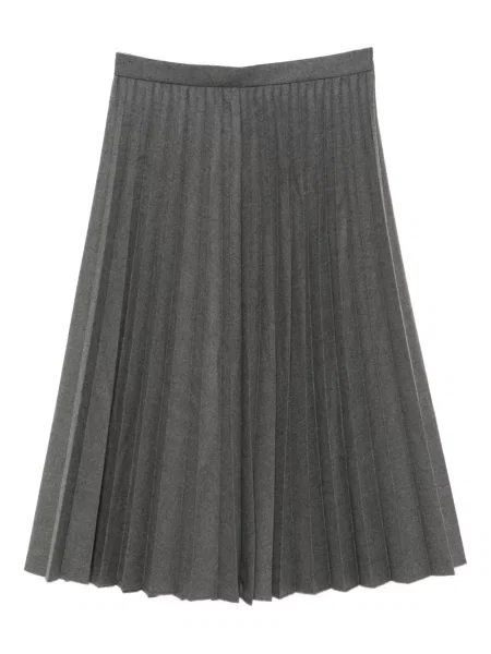 Fusta plisata Jnby plisată până la genunchi gri