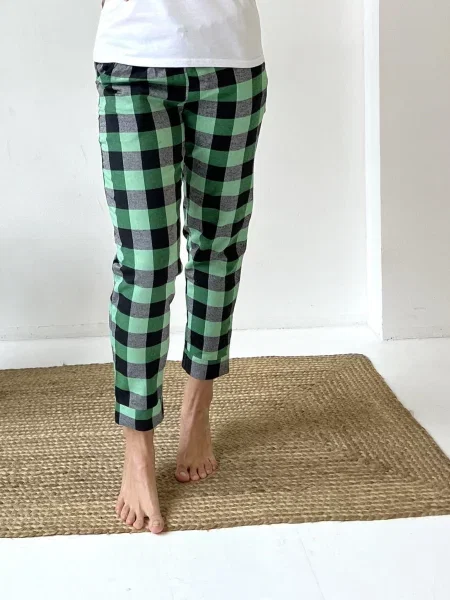 Cosy Штани для дому Бавовна/поліестер зелений