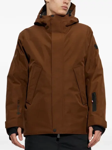 Slidinėjimo striukė Moncler Grenoble ruda