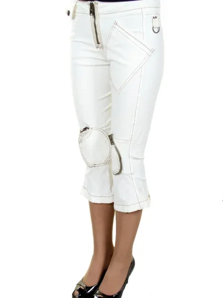 Pantaloni King's Jeans alb