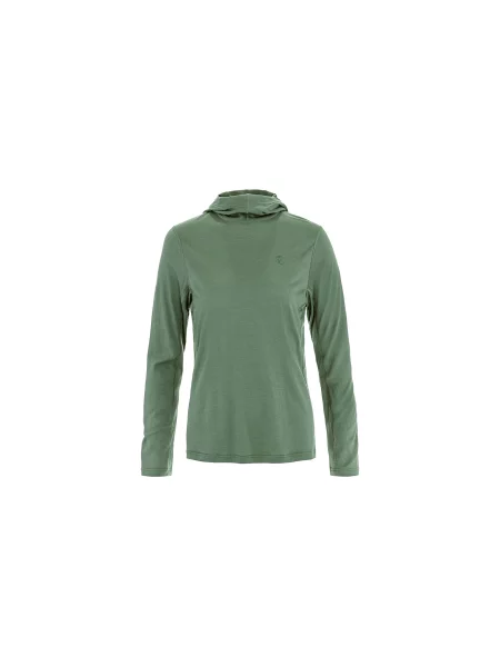 Fjällräven Abisko Wool Hoodie W Kobiety Bluzy i bluzy z kapturem Fjällräven Size: XS zielony