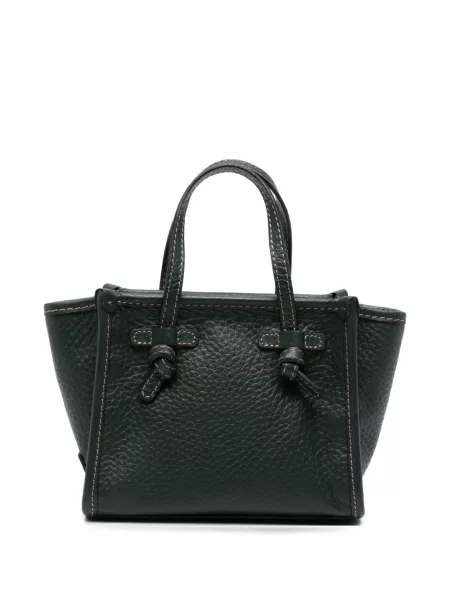Geantă shopper Gianni Chiarini din piele verde