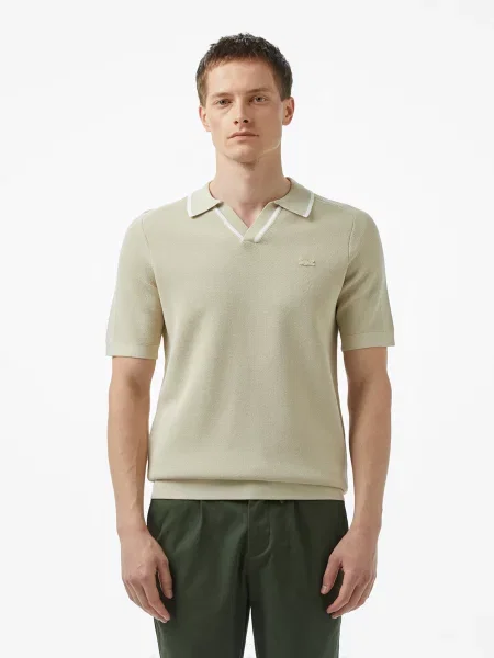 Поло Lacoste бежевий