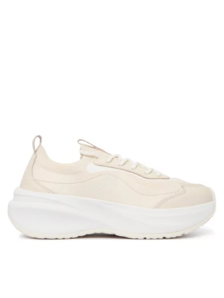 Tenisice Tommy Hilfiger TH Wave Runner Krem