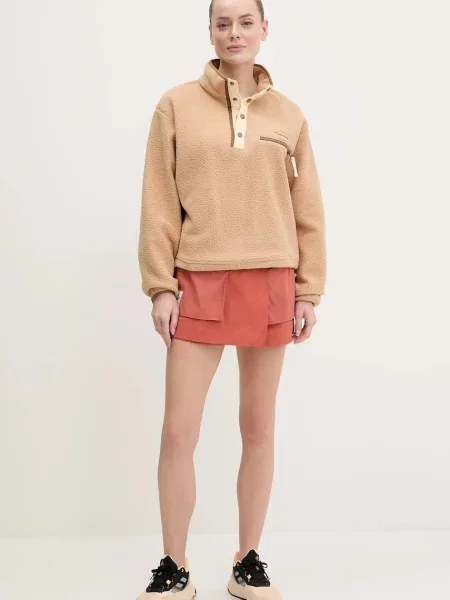 Columbia bluza sportowa Helvetia z aplikacją zielony