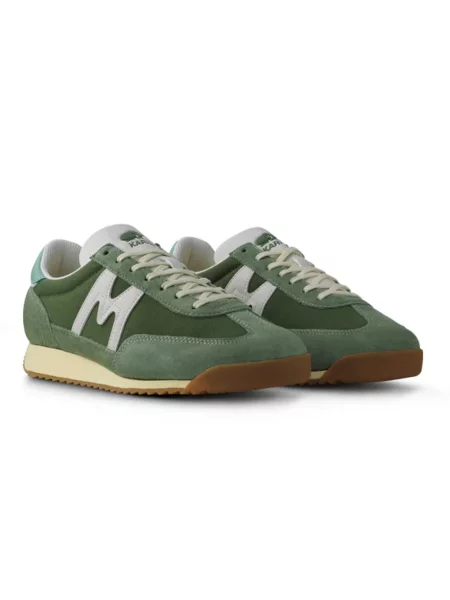 Sneakersy Karhu skórzane zielone