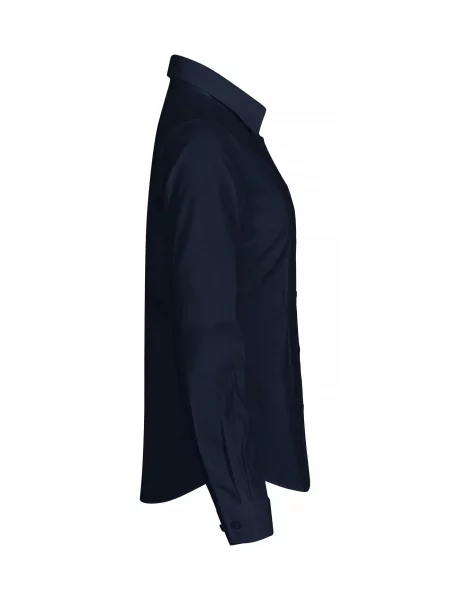 Clique Stretch Shirt L/S – Koszula stretch z długim rękawem Dark Navy niebieska