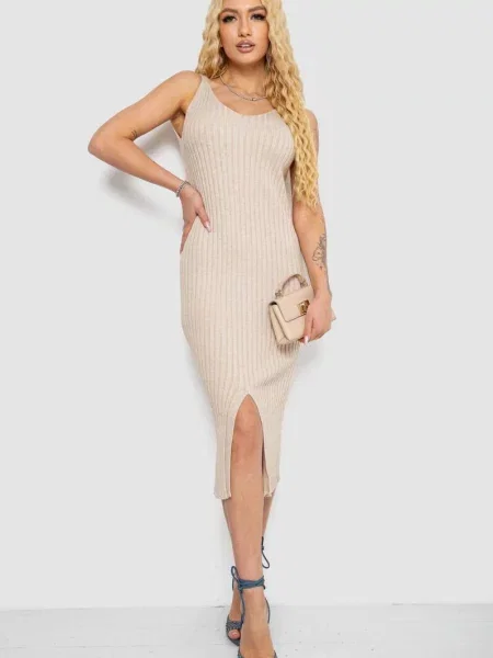 Сукня міді Ager бежевий