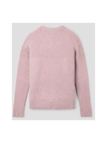 Dzianinowy sweter Roberto Collina różowy