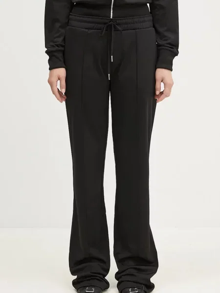 Coperni pantaloni Tracksuit Trousers femei drept high waist negru