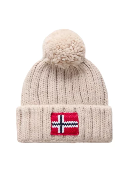 Czapka Napapijri Semiury 5 Beige Dimity Universal beżowa