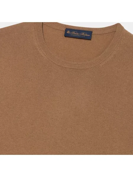 Sweter Brooks Brothers brązowy