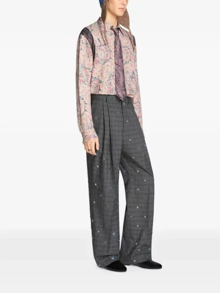 Pantaloni Dries Van Noten gri