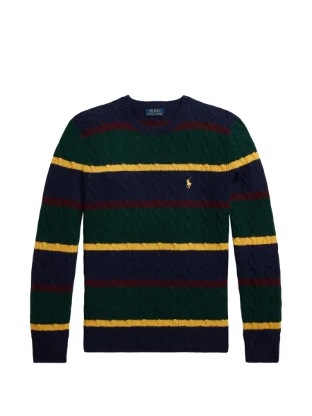 Matlasat tricou polo Polo Ralph Lauren cu decolteu rotund cu autograf roșu