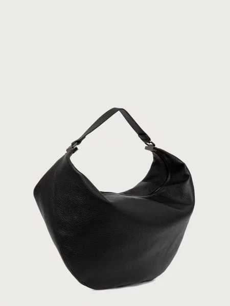 Geantă shopper Answear.lab din piele negru