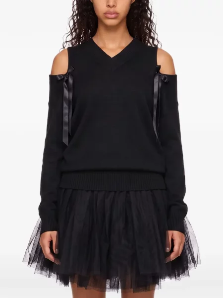 Pulover Simone Rocha cu funde negru