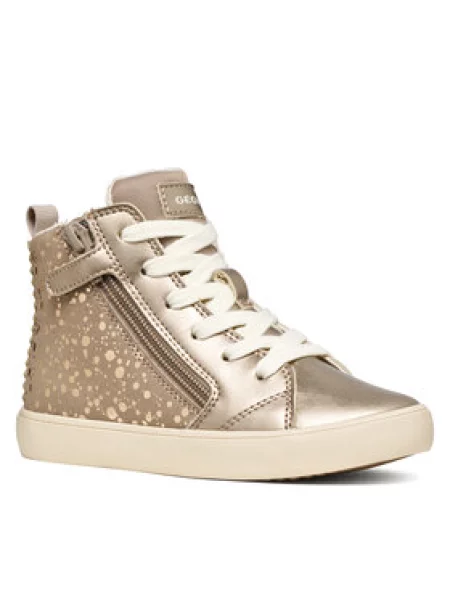 Geox Sneakersy J Gisli Girl S Zlatá
