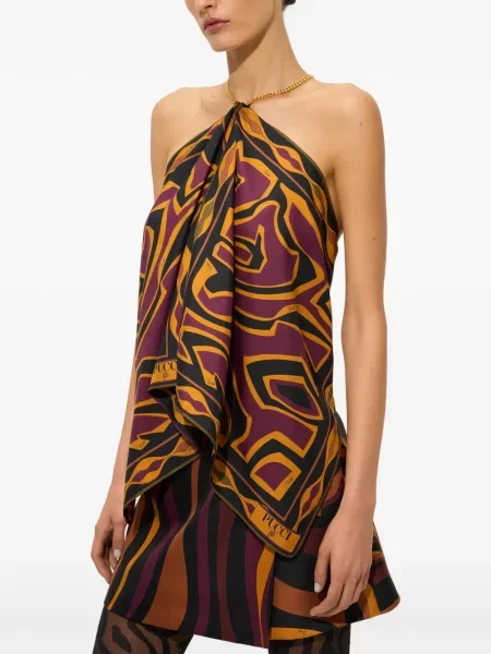 Top Pucci cu imagine violet