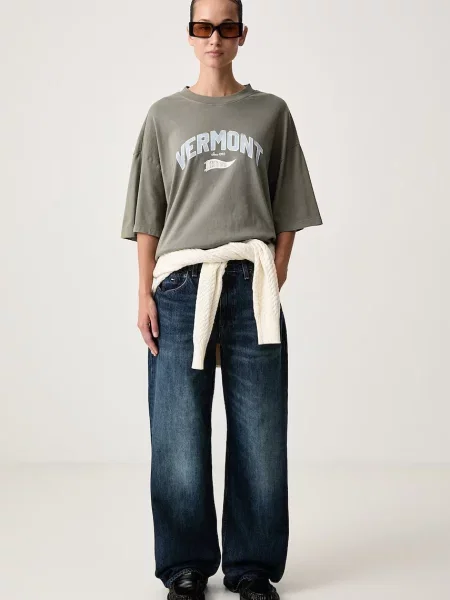 HUGO Blue tricou de damă din Oversized albastru