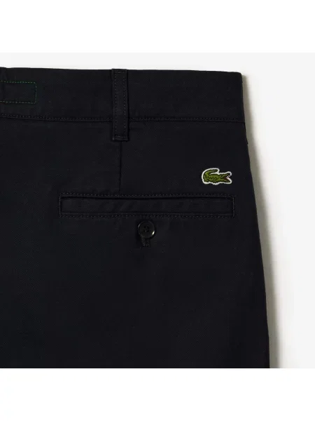 Lacoste Spodnie Straight Fit granatowy