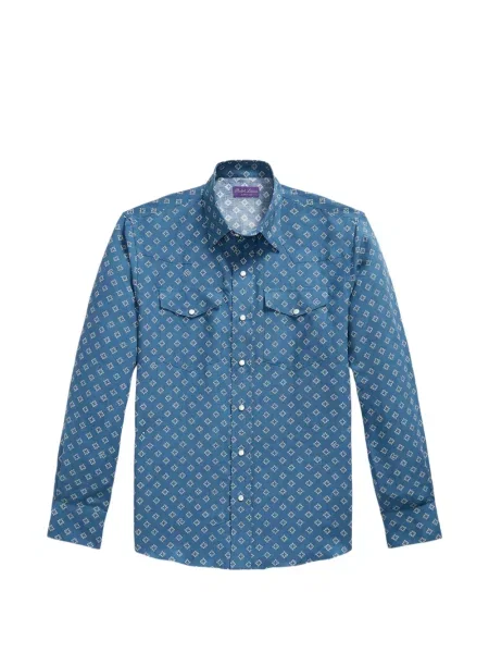 Cămașă Ralph Lauren Purple Label albastru