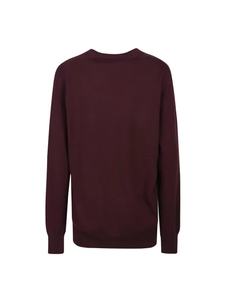 Sweter Canessa z kaszmiru fioletowy
