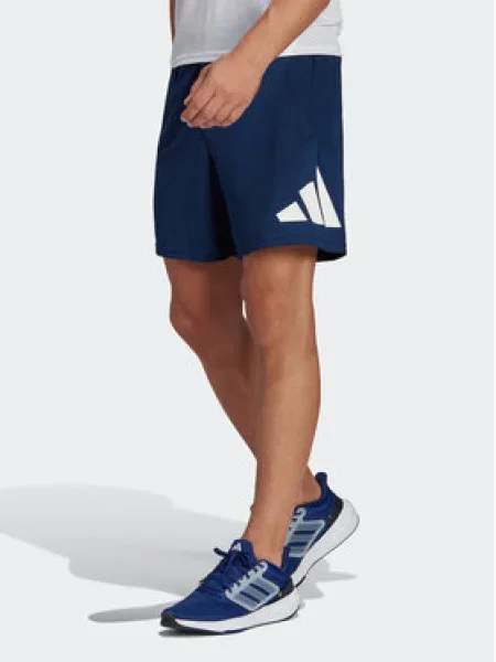 Adidas Športové kraťasy Train Essentials Logo Training Shorts modrá