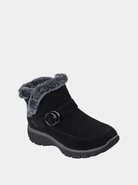 Кожаные ботинки Skechers черные