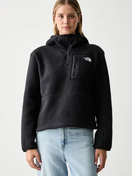 The North Face hanorac pentru femei din polar Yumiori negru