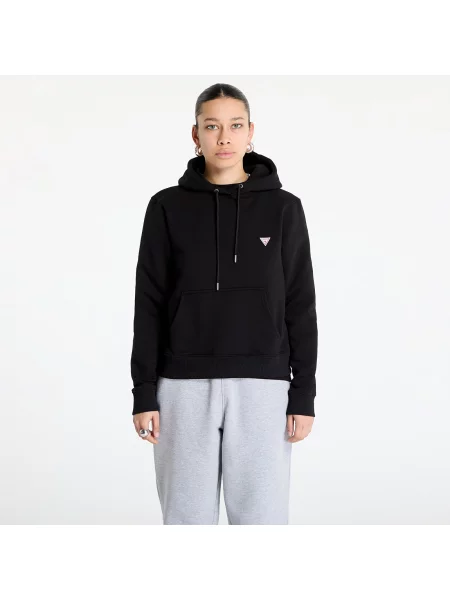 Bluza Guess JEANS Hood Reg Mini Triang Sweat Jet Black S czarna