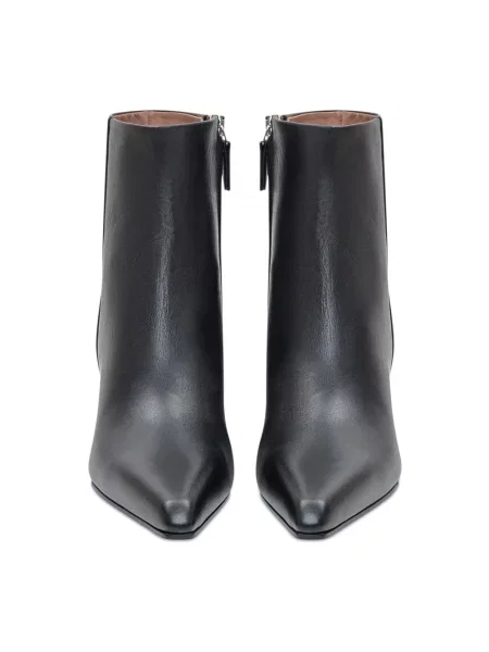 Buty do kostki Paris Texas skórzane czarne