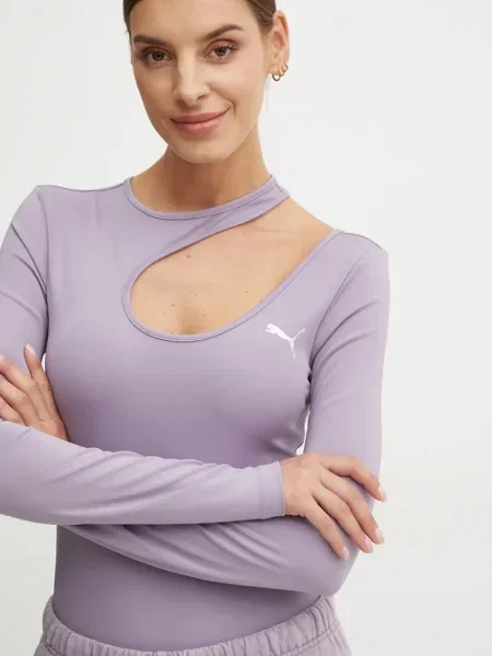 Боди Puma дамско лилаво виолетово