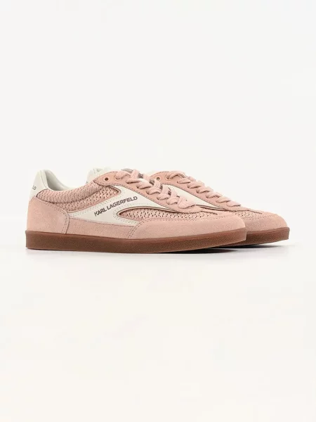 Karl Lagerfeld Nizke superge KANDIDATE LOW TOP nude roza