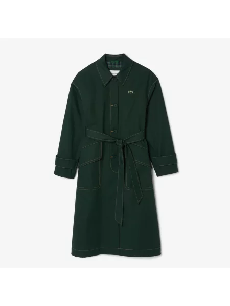 Lacoste Płaszcz zielony
