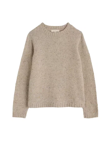 Seasalt Cornwall Pulover Dawson Pick amestecat bej
