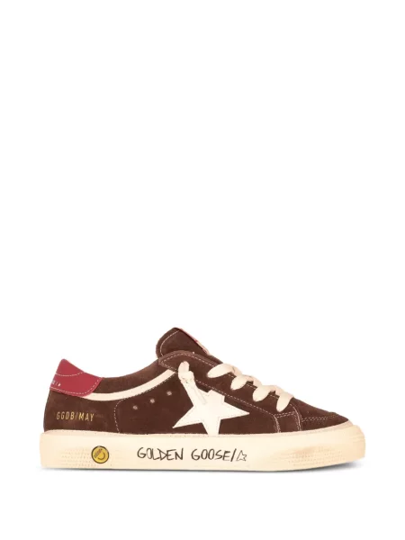 Sneakersy dziecięce Golden Goose May brązowe