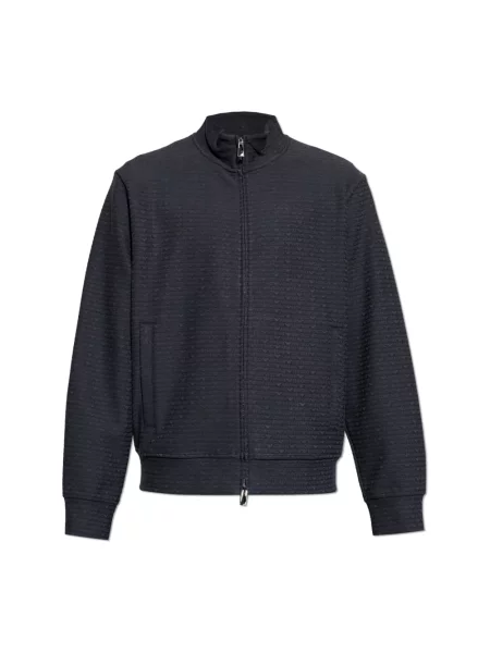 Bluza rozpinana Emporio Armani niebieska