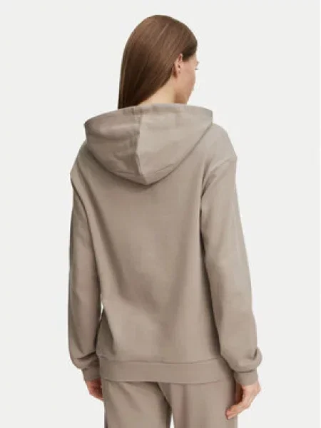 Emporio Armani Mikina tmavošedá / oranžová béžová