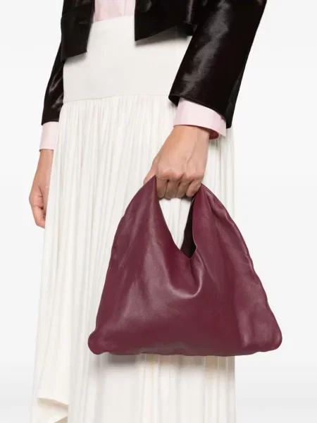 Τσάντα shopper The Row μωβ