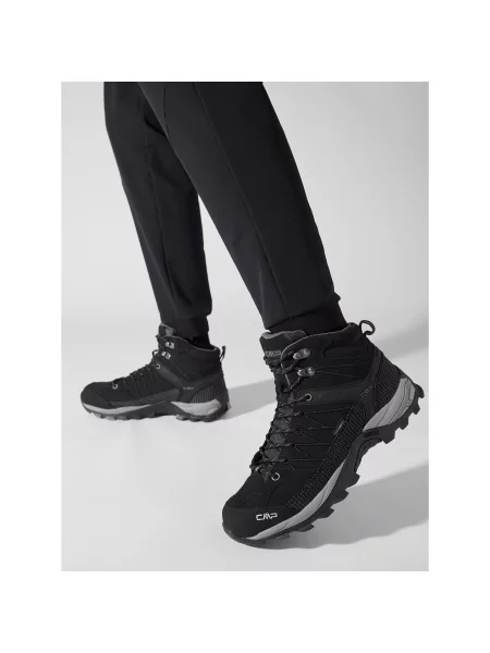 Pánske trekové topánky CMP Rigel Mid black čierna