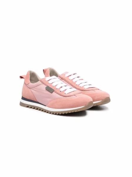 Sneakersy dziecięce Brunello Cucinelli różowe