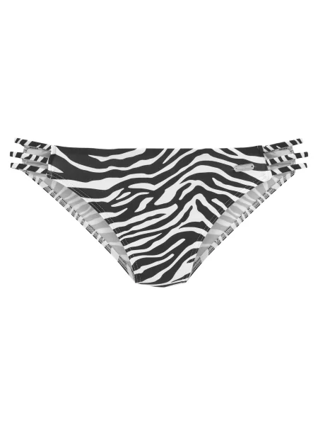 VENICE BEACH Slip costum de baie negru alb